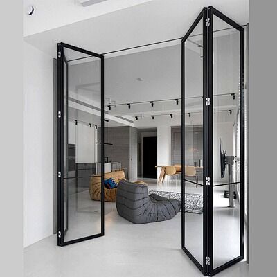 Giá tốt. Cửa gấp nhôm cửa tùy chỉnh cửa sổ nhôm và cửa sản xuất máy móc căn hộ 5 năm trực tuyến
