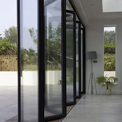 Buon prezzo YATTON Porta Pieghevole Moderna in Alluminio con Vetro Temperato Isolato a Doppio Strato Antivento Garanzia 5+ Anni per Uso Interno in linea