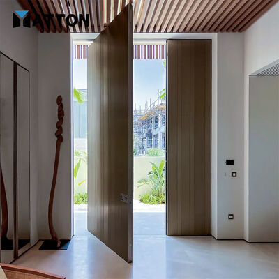 Good price High Stability Aluminum Pivot Door, Smooth Operation, Low Maintenance, Ideal for Main Entrance & Exterior Use online