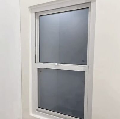 Buon prezzo Moderno Disegno Aluminio Acciaio Inossidabile Screen Windproof Soundproof Verticale Scorrevole Finestre Double Hang Facile Scuola di Operazione in linea