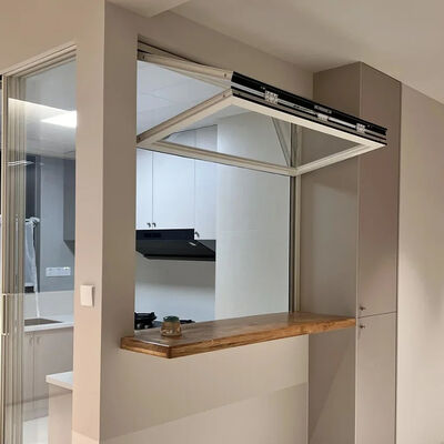 Guter Preis Professionelles modernes faltbares Fenster aus Aluminiumlegierung mit Schalldämmung und Wärmeisolierung, Edelstahlgitter für Küchenfenster/Tür Online