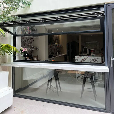 Good price Customized Size Aluminium Material for windows  Fold Aluminum Alloy Frame Stainless Steel Screen Kitchen Use Folding Window online