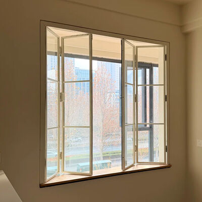 Good price Customized Aluminum Alloy Folding Window Doors Stainless Steel Modern Design Soundproof UV Protection Kitchen Use 5-Year online
