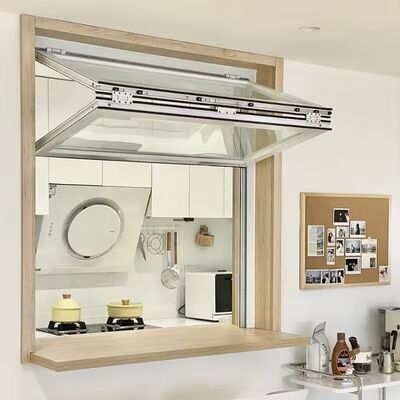 Guter Preis Kostengünstiges, maßgeschneidertes, diebstahlsicheres, modernes Küchen-Innenfenster aus Aluminiumlegierung, langlebig, faltbar, mit Edelstahlsieb, schallgedämmt Online