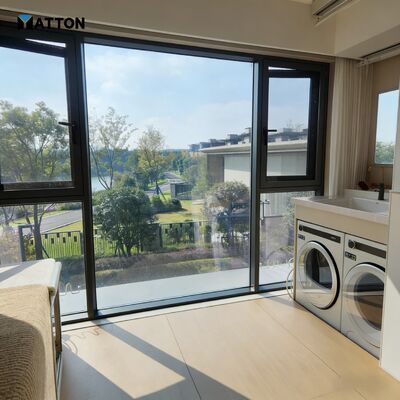 Buon prezzo Finestre a battente in lega di alluminio con taglio termico dal design moderno personalizzato, insonorizzate e impermeabili per bagno e camera da letto in linea