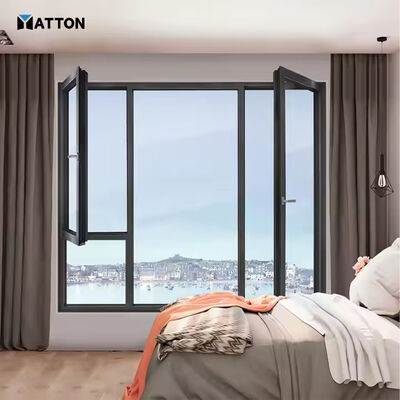 Good price High Quality Aluminum Anti-Theft Windproof Casement Window Aluminium Material for windows Casement Glass Window online