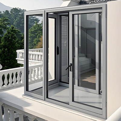 Bon prix YATTON Porte Fenêtre en Aluminium à Rupture Thermique Moderne Étanche Moustiquaire en Acier Inoxydable Solution Complète pour Cuisine Maison en ligne