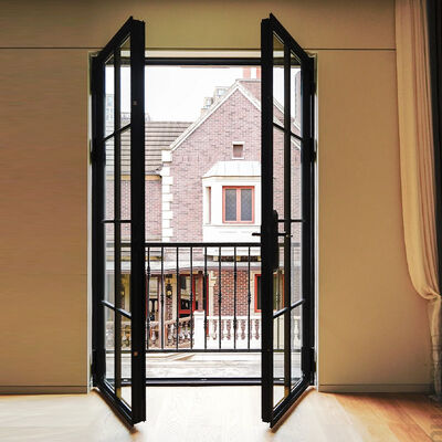 Guter Preis Hurrikan-Effekt Aluminiumlegierung Außenfranzösisch Tür Aluminium Tür- und Fenstermaterial mit 5-Jahres-Garantie für Wohnungen Online